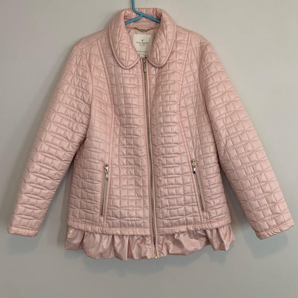 Kate Spade Blush Quilted Puffer Jacket - Picture 2 of 16